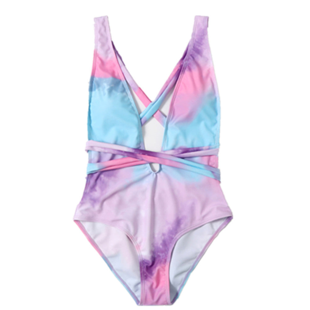 New Style One-Piece Bikini Swimsuit Sexy Multicolor Ladies Swimwear - Image 2