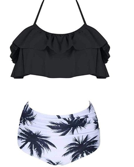 Ruffled flounced high waist bikini - Image 6