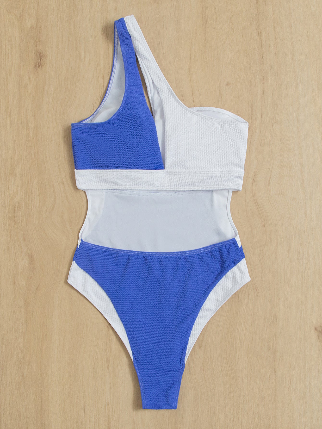 New One Piece Swimsuit Ladies Bikini Colorblock Swimwear - Image 5