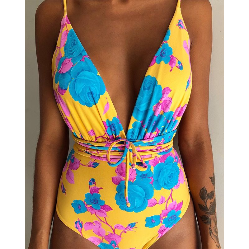 Se Women Swimwear Bikini Swimsuit Monokini One Piece Beach - Image 5