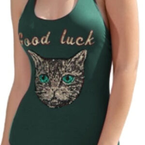 Ladies Fashion Cutout Lace-Up Halter Swimsuit