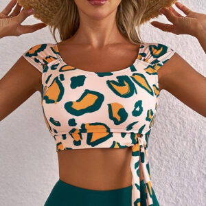 High Waist Bikini Women's Split Swimsuit